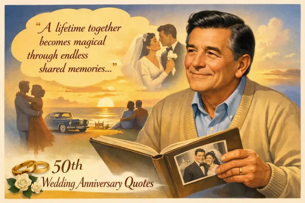 Romantic 50th Wedding Anniversary Quotes