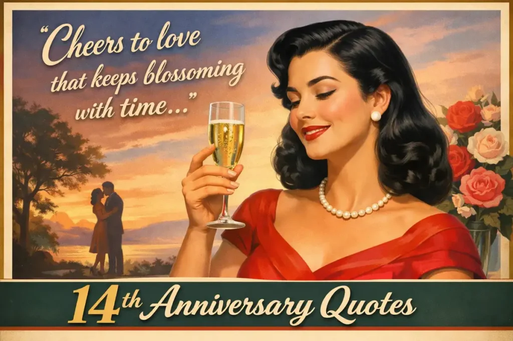 Cute 14th Anniversary Quotes for Couples