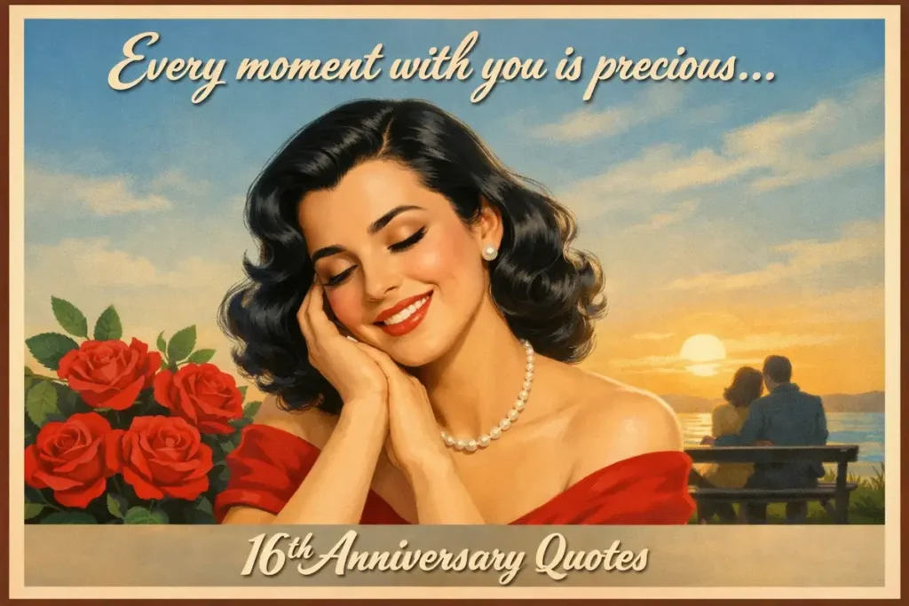 Short and Sweet 16th Anniversary Quotes