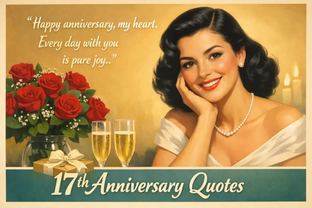 Romantic 17th Anniversary Quotes for Your Soulmate