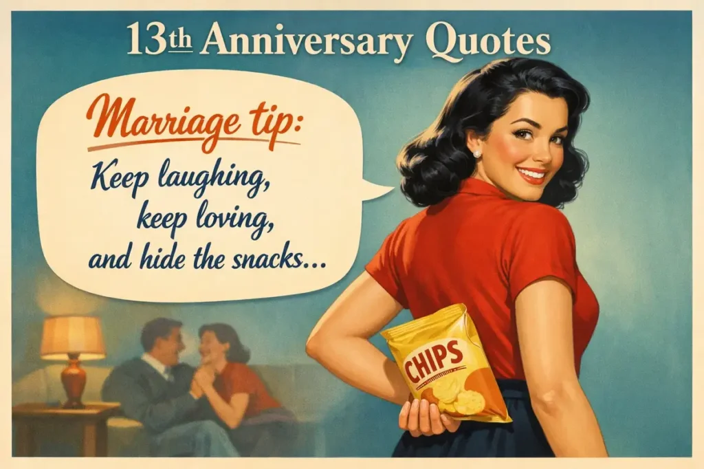 13 year anniversary quotes funny