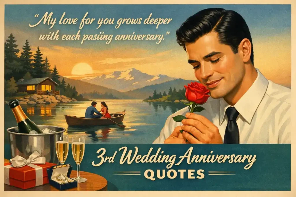 3rd wedding anniversary quotes for husband