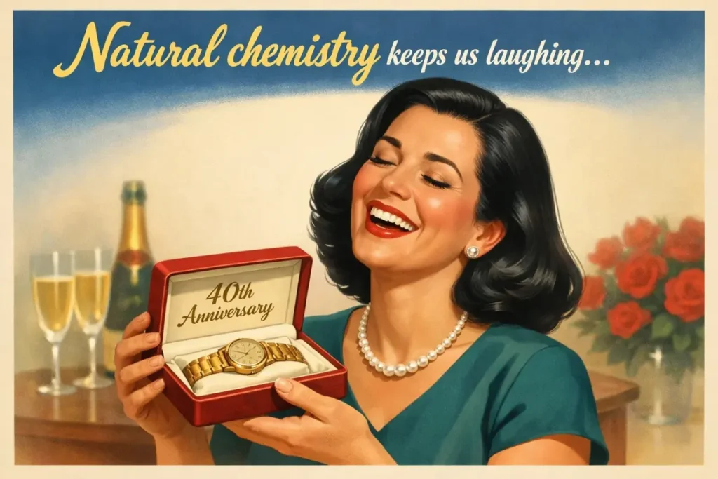 Funny Romantic 40th Anniversary Gift for Husband