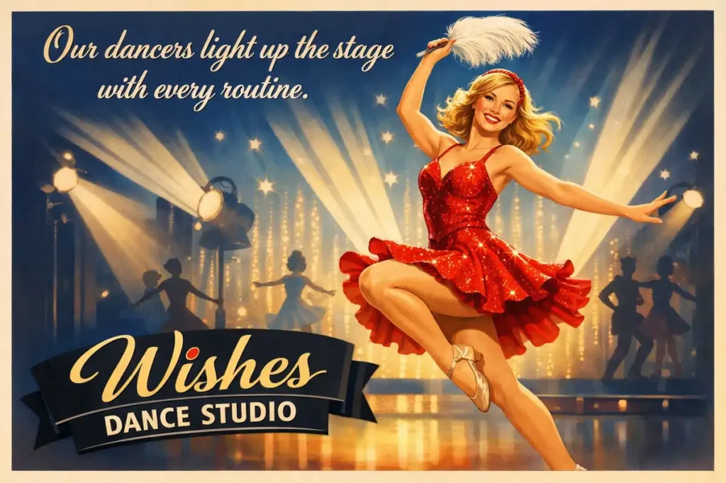 Creative Social Media Wishes for Dance Studio Events