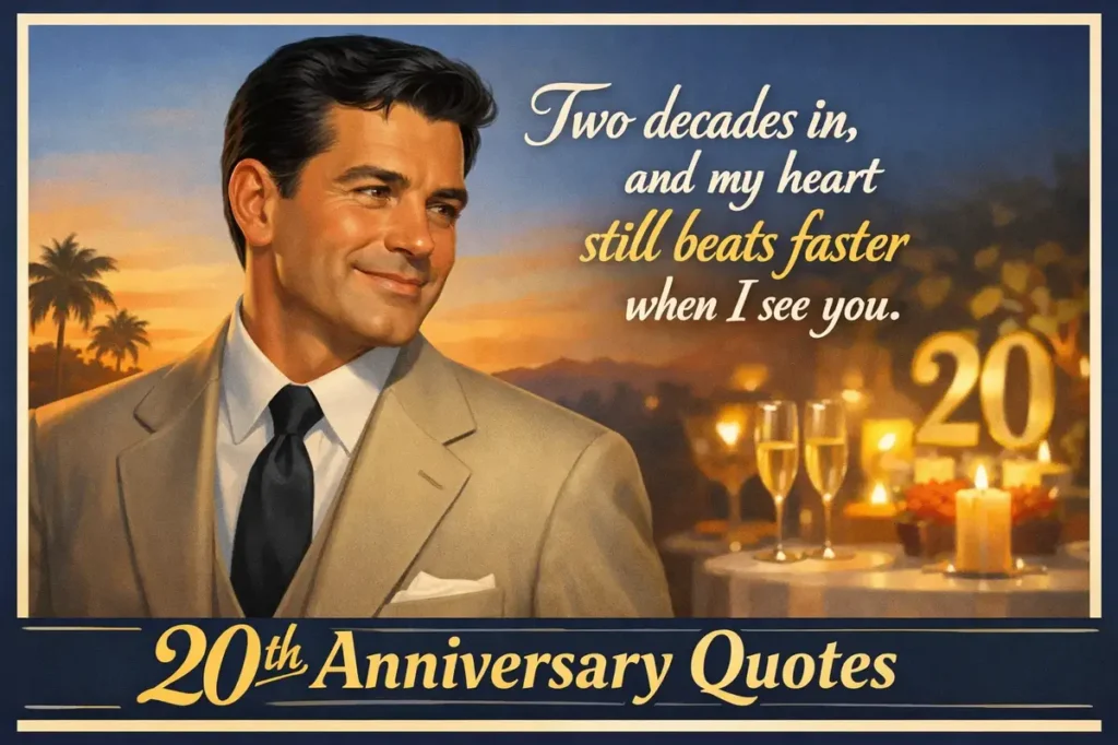 Classic Romantic 20th Anniversary Quotes
