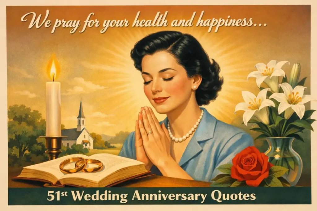 51st Wedding Anniversary Wishes for Parents