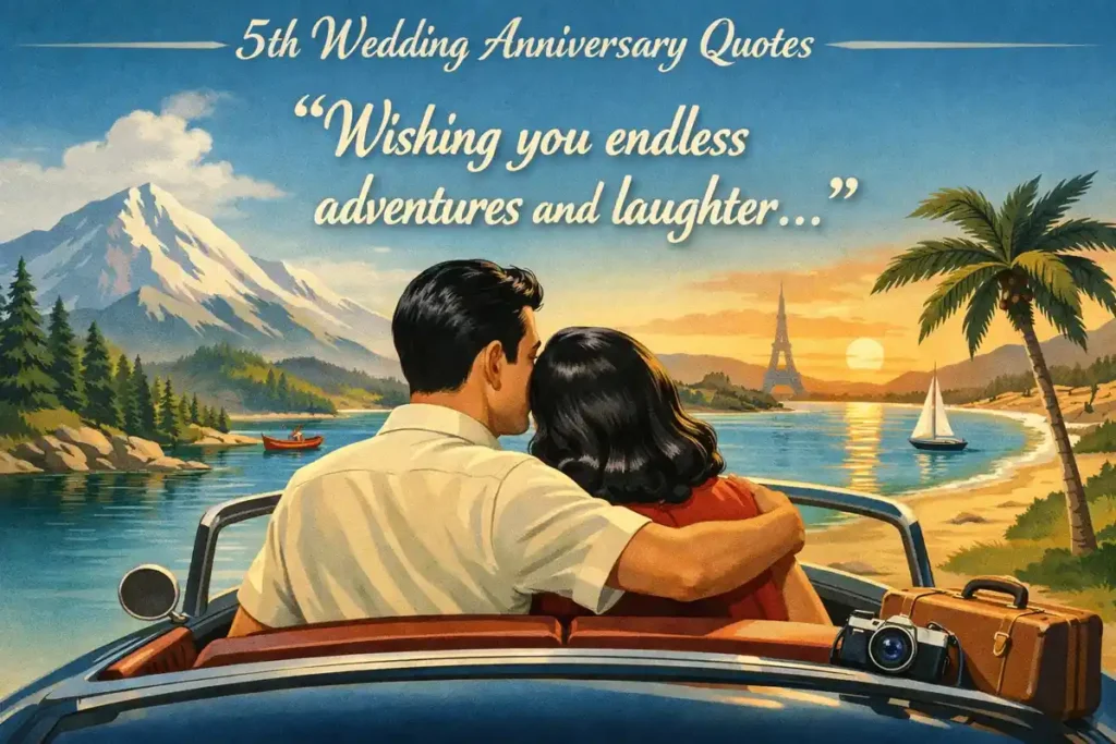 5th wedding anniversary quotes for friend
