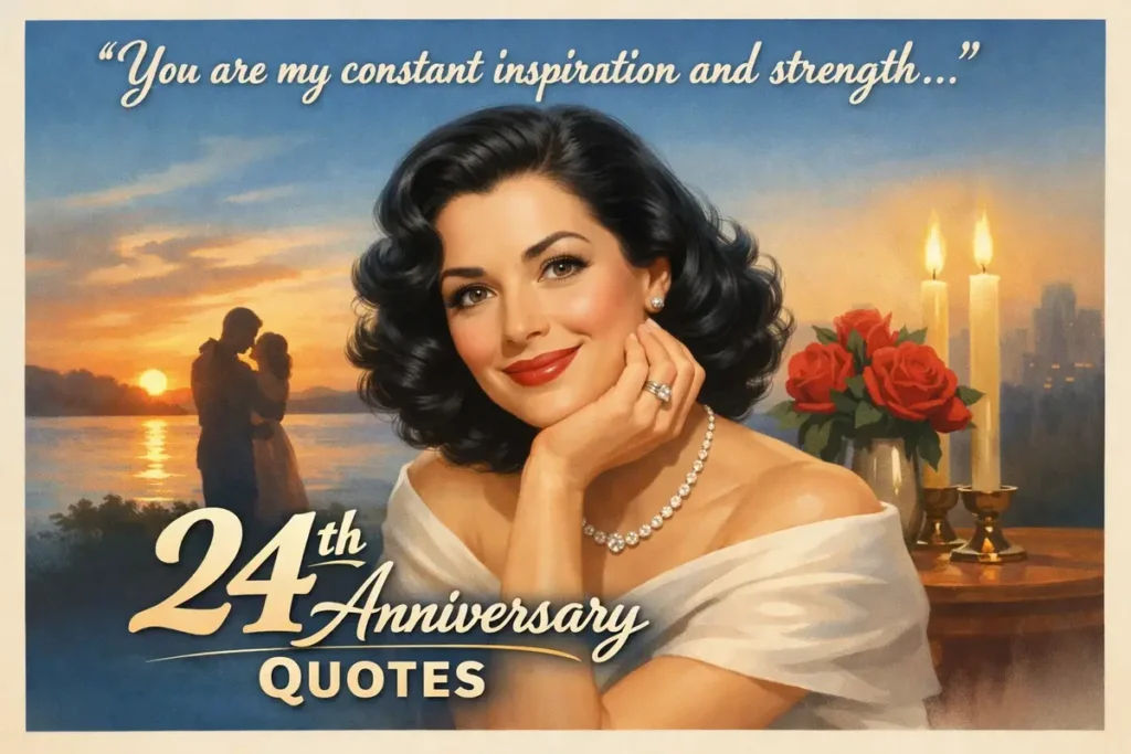24th Anniversary Wishes for Wife