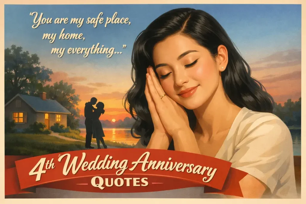 Best 4th Wedding Anniversary Quotes for Husband