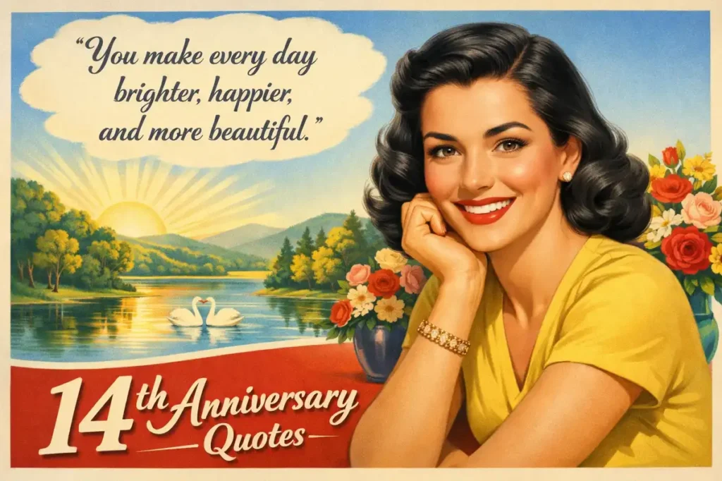 Heartfelt Wishes to Celebrate 14 Years of Love