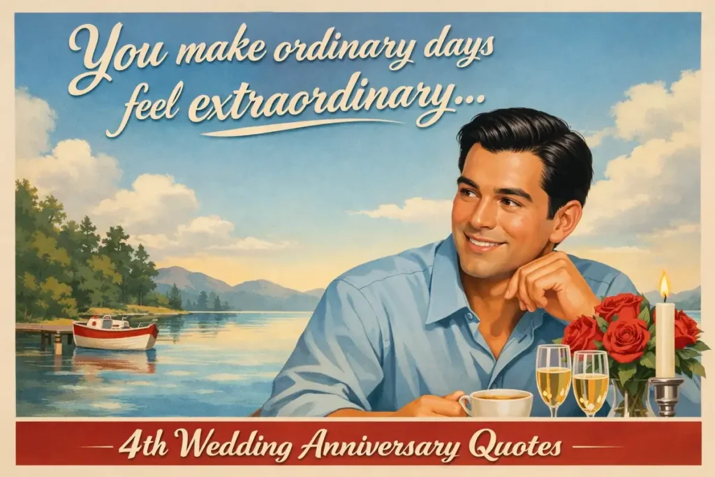 Heart Touching 4th Wedding Anniversary Quotes for Boyfriend