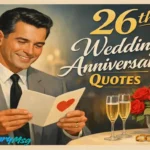 26th Wedding Anniversary Quotes to Celebrate Commitment