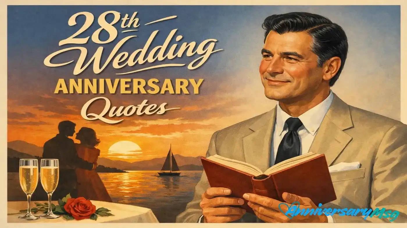28th Wedding Anniversary Quotes to Celebrate Your Love