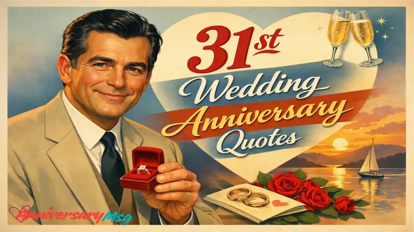31st Wedding Anniversary Quotes to Celebrate Togetherness