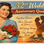 32nd Wedding Anniversary Quotes That Feel Real in the Heart