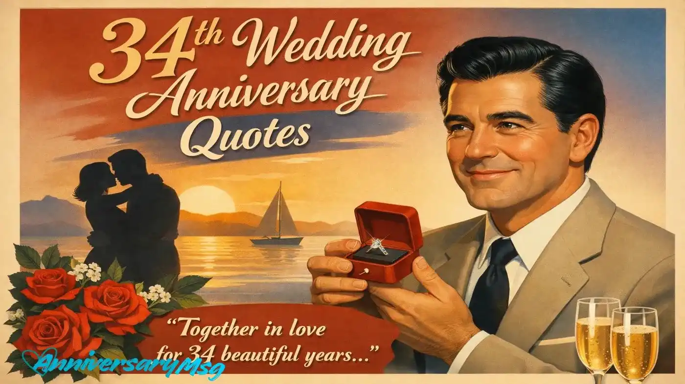 34th Wedding Anniversary Quotes That Speak From Love