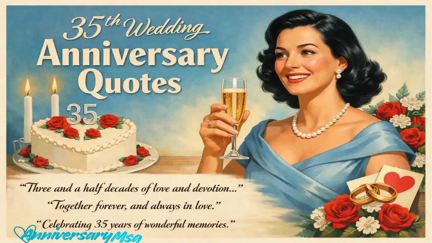 35th Wedding Anniversary Quotes To Built Love To Last
