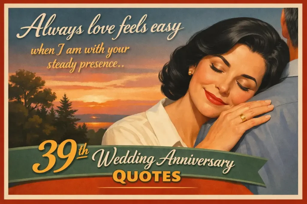Romantic 39th Wedding Anniversary Quotes For Enduring Love