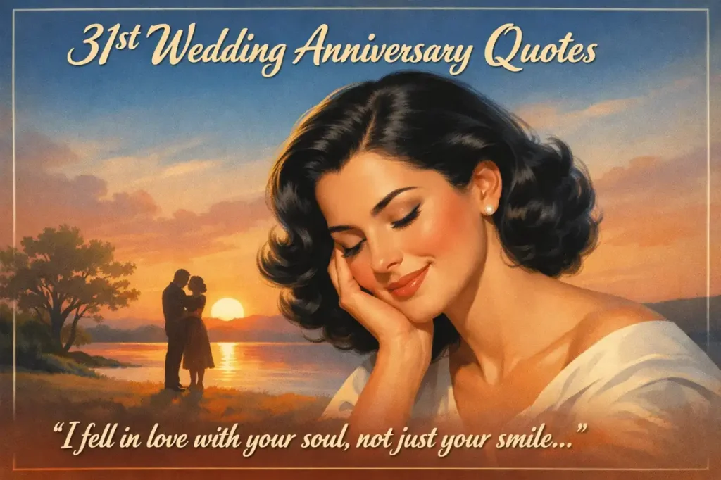 Romantic 31st Wedding Anniversary Quotes for Him