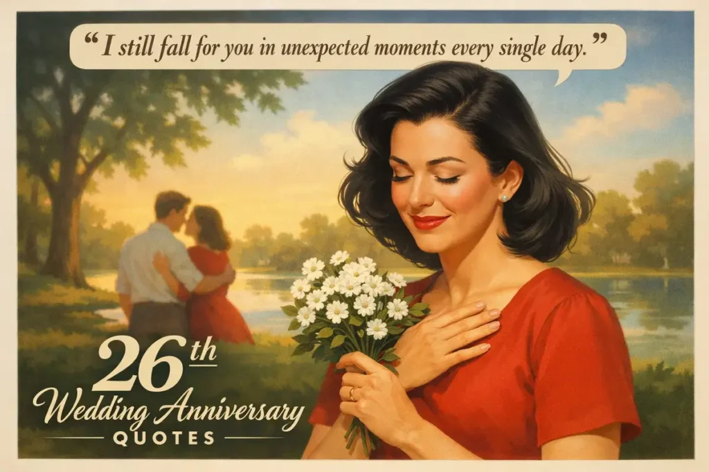 Romantic 26th Wedding Anniversary Quotes for Her