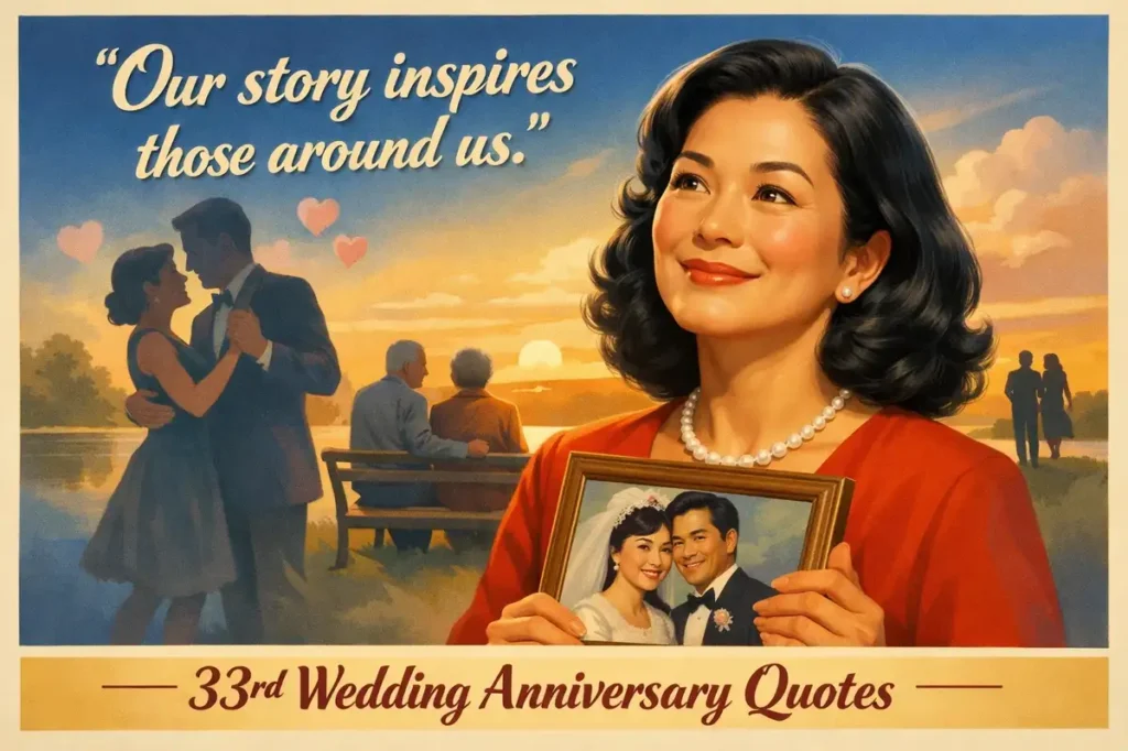 Family And Friends 33rd Wedding Anniversary Quotes