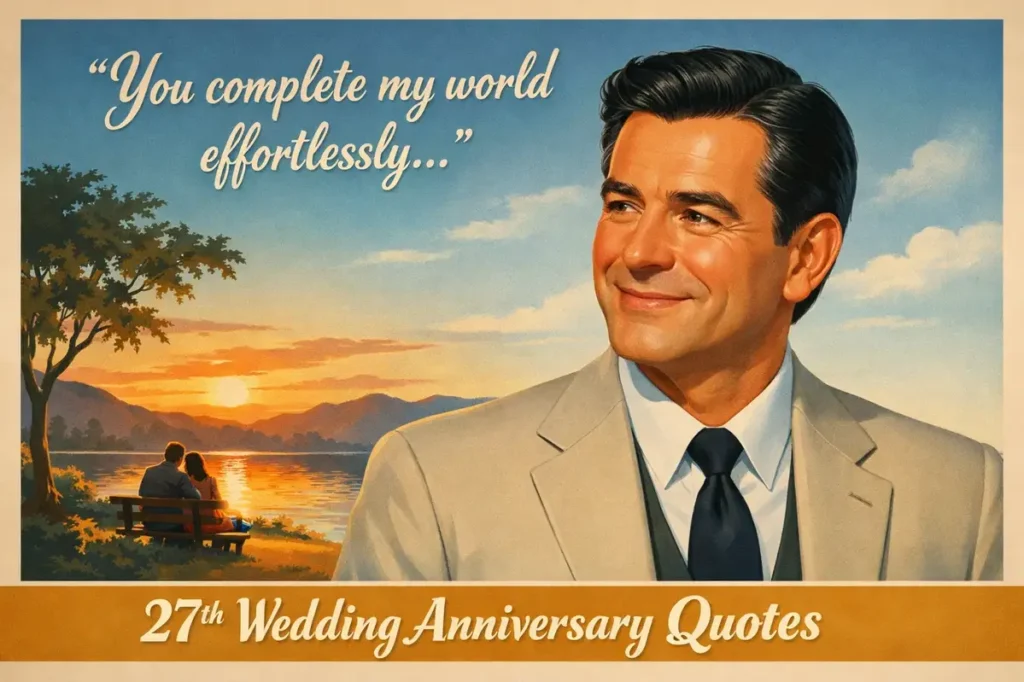 27th Sweet Wedding Anniversary Quotes