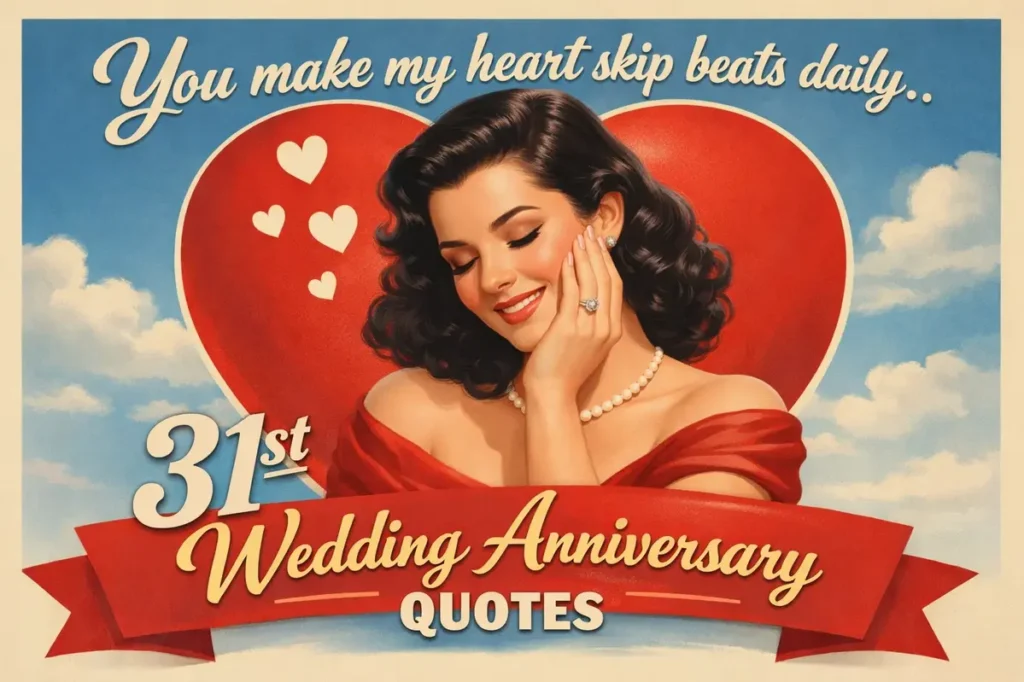 Short 31st Anniversary Quotes