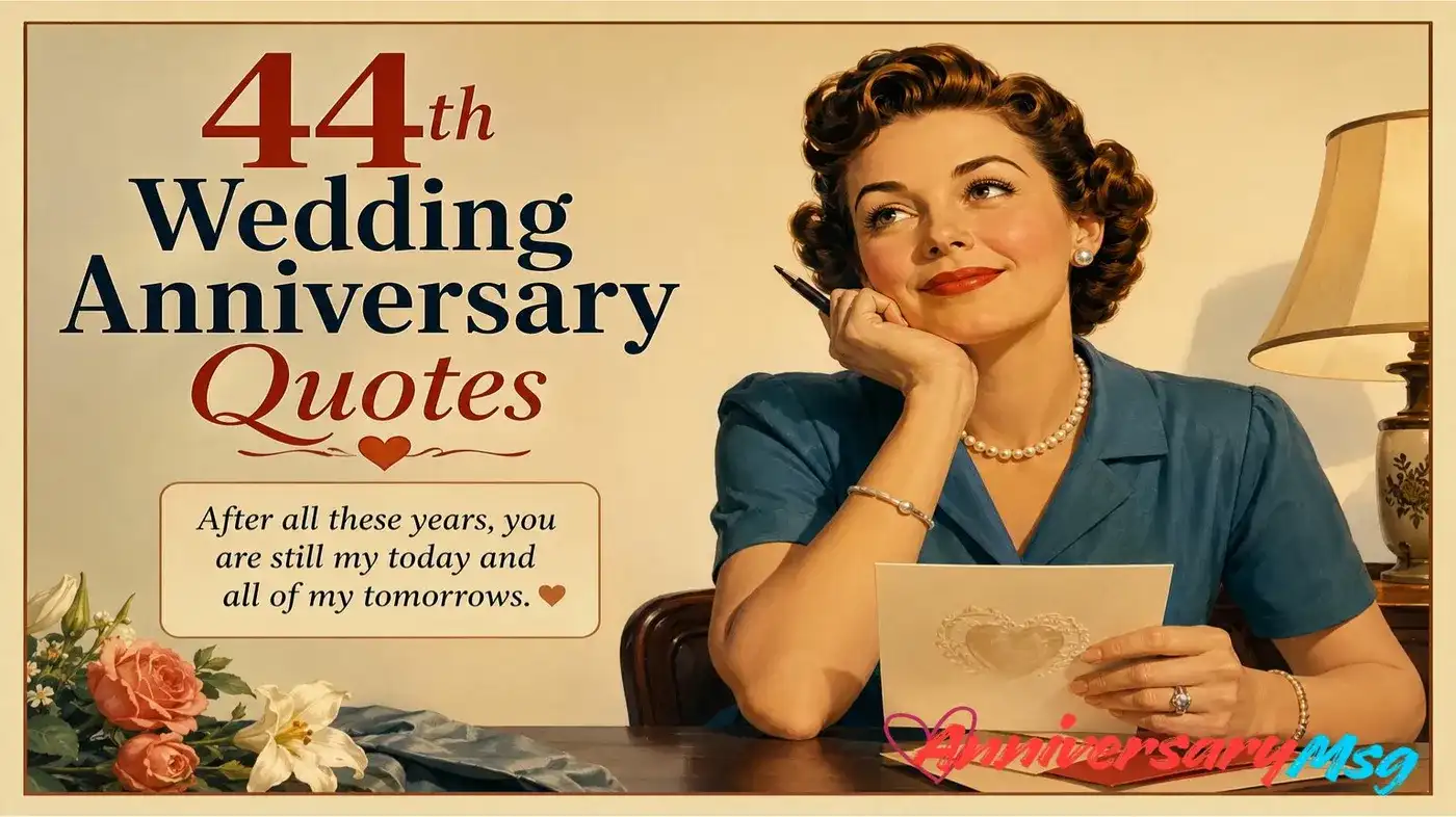 44th Wedding Anniversary Quotes To Celebrate Togetherness