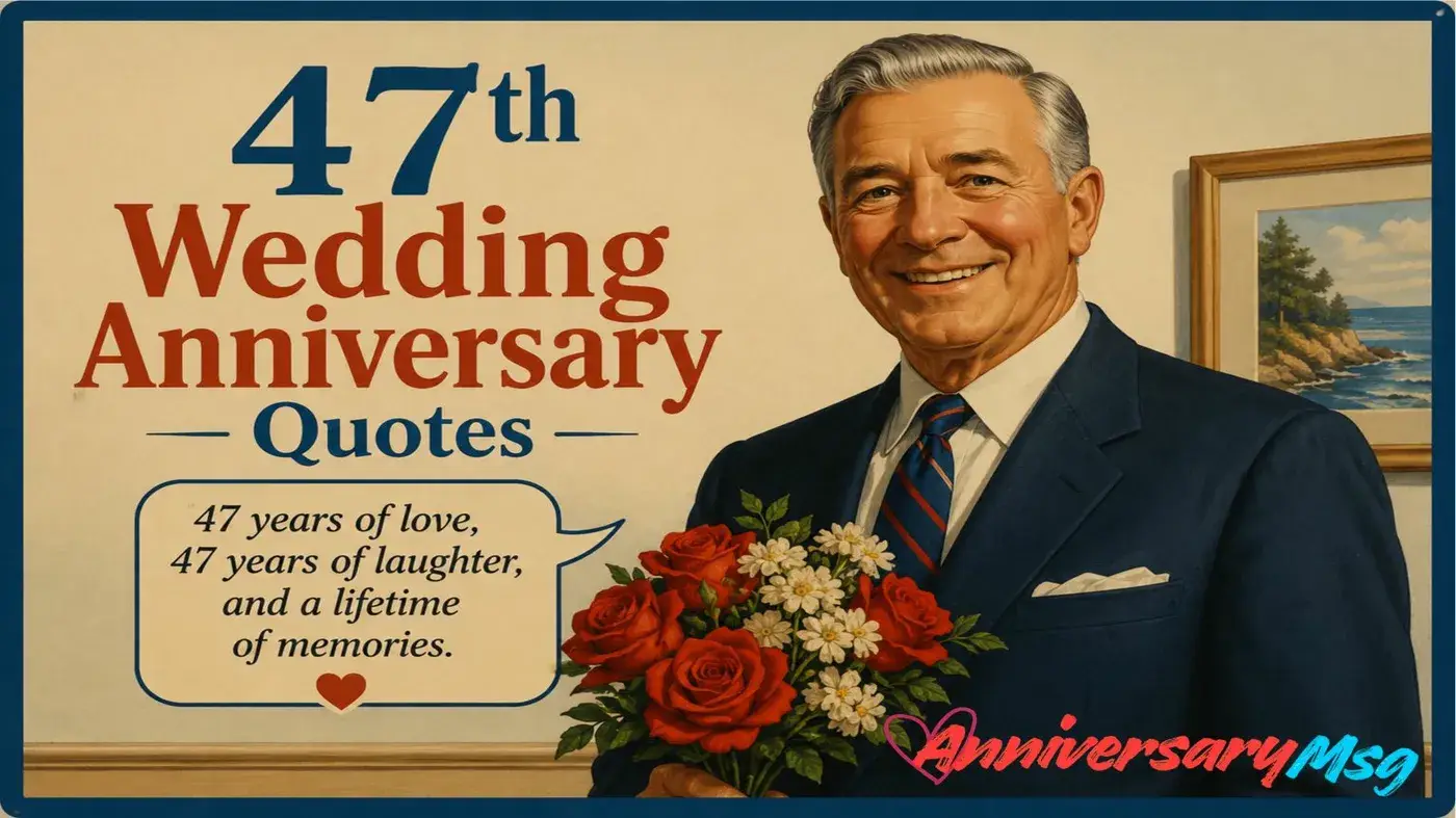 47th Wedding Anniversary Quotes That Celebrate Love To Last