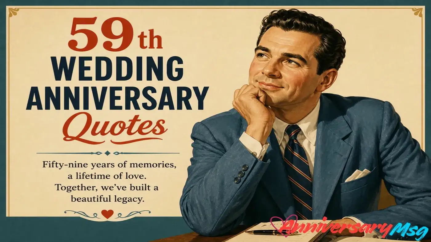59th Wedding Anniversary Quotes For Couples In Love
