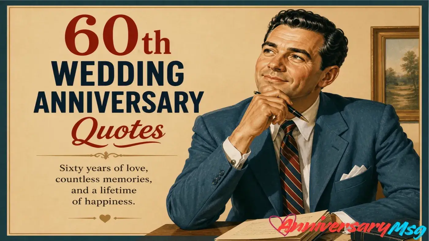 60th Wedding Anniversary Quotes For Soulmates