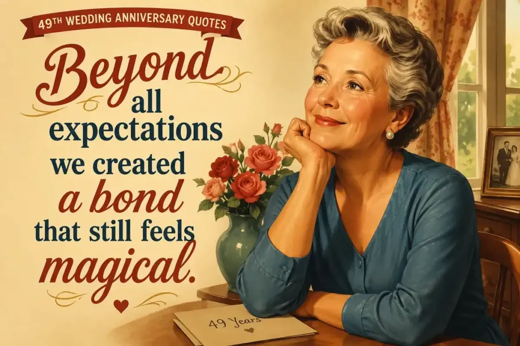 Romantic 49th Wedding Anniversary Quotes for Forever Love