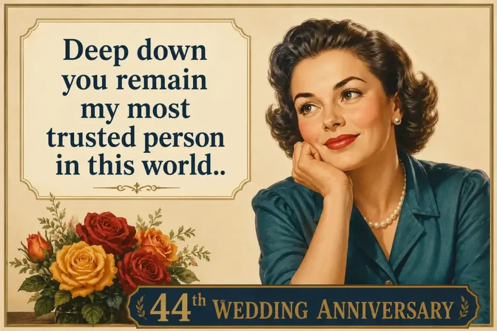 44th Wedding Anniversary Quotes For Husband