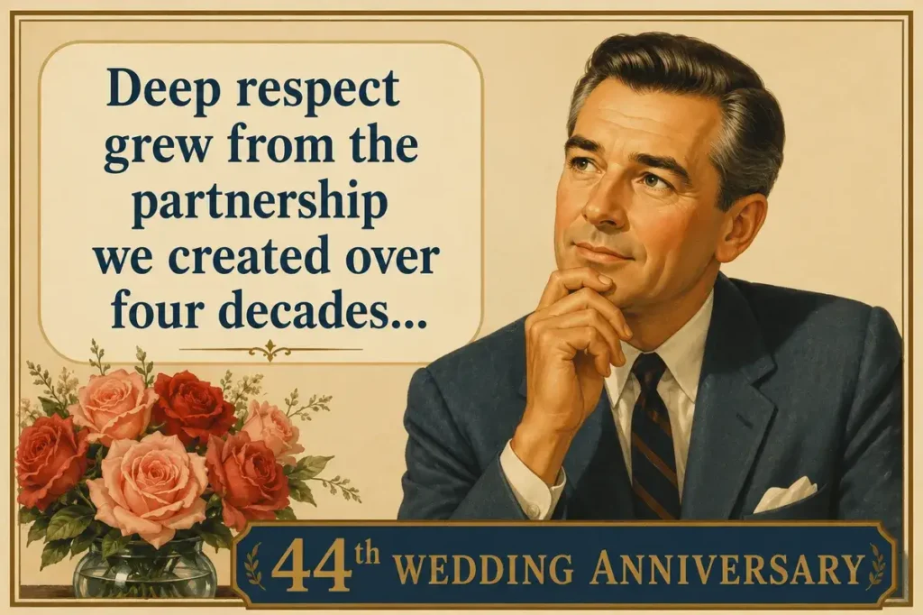 Family And Friends 44th Wedding Anniversary Quotes