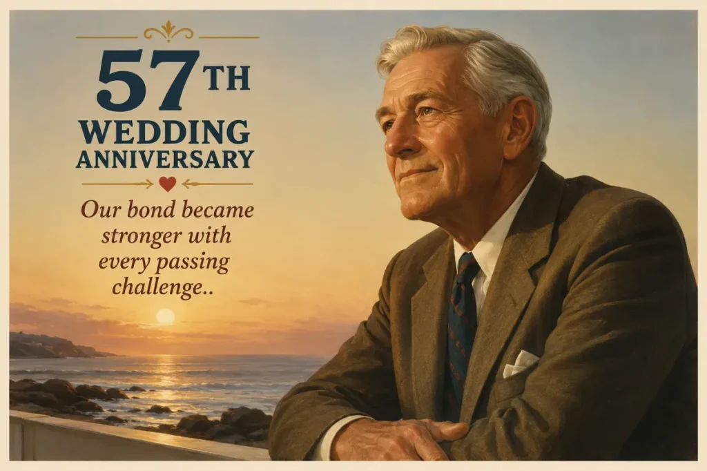 Family And Friends 57th Wedding Anniversary Quotes