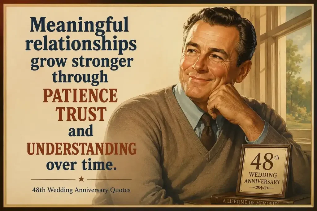 Short And Meaningful 48th Wedding Anniversary Quotes
