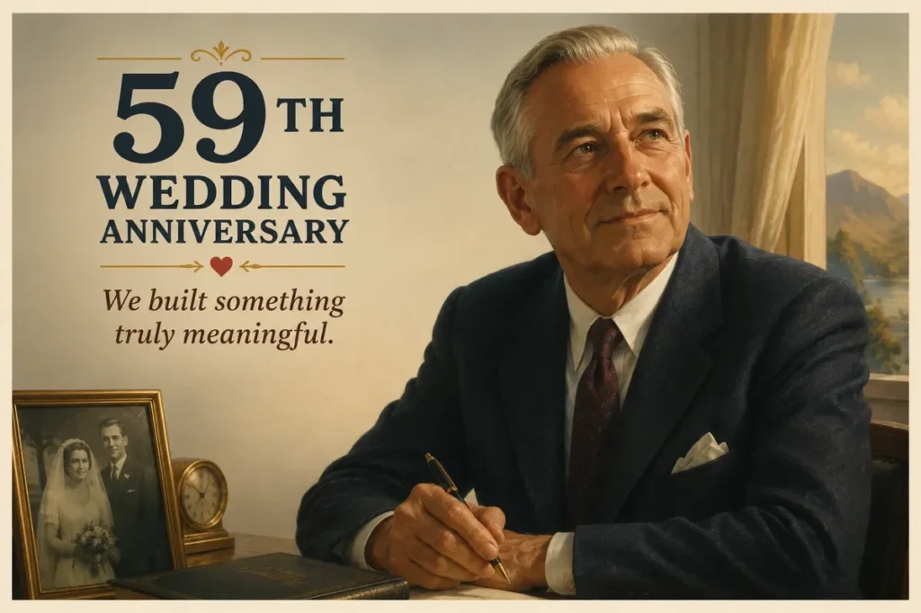 Short And Meaningful 59th Wedding Anniversary Quotes