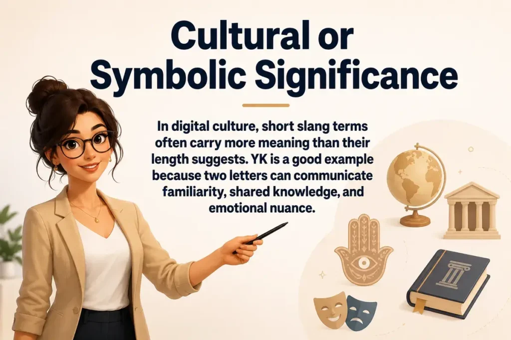 Cultural or Symbolic Significance of yk.