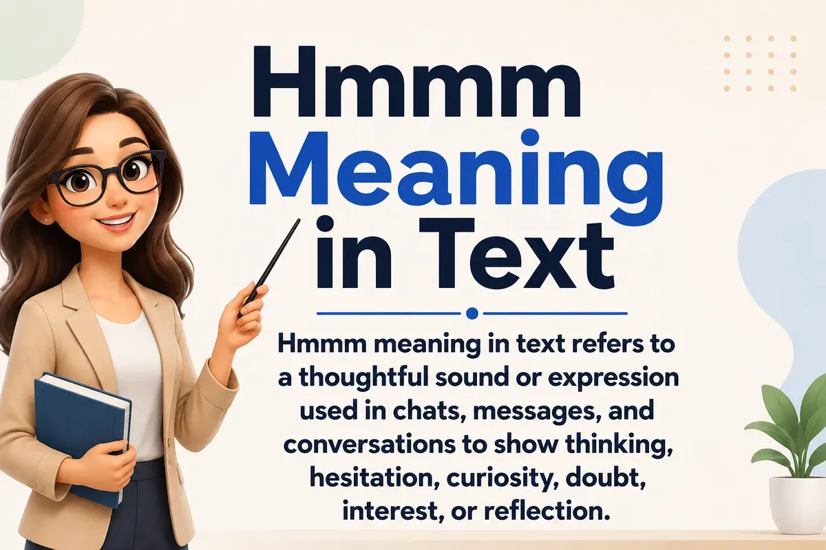 Hmmm Meaning in Text.