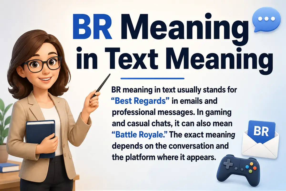 BR Meaning in Text.