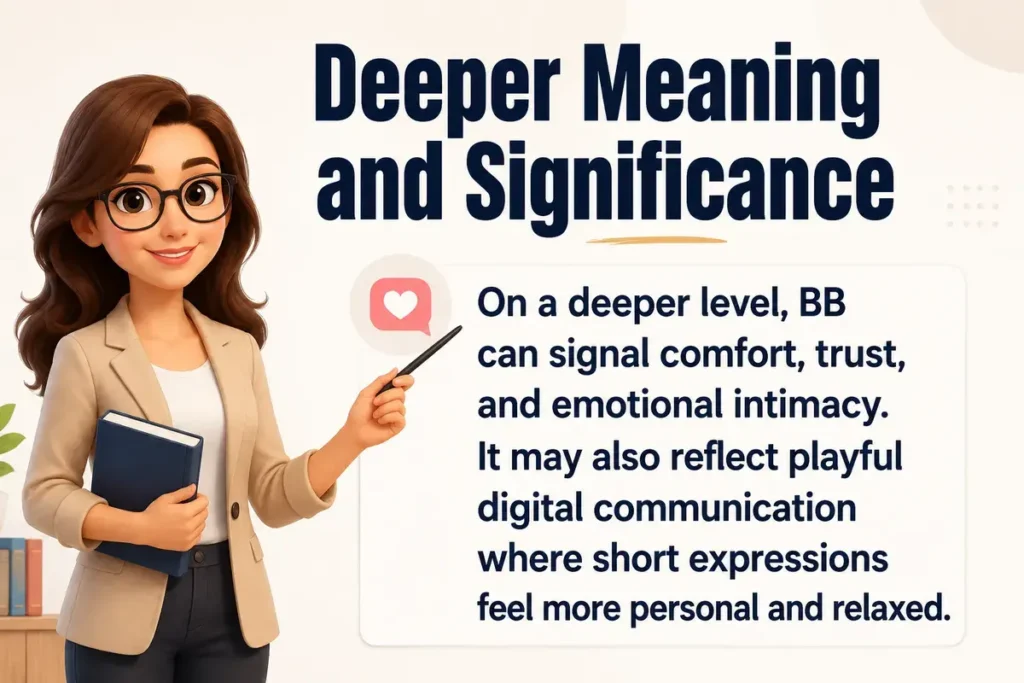 deeper BB meaning in text