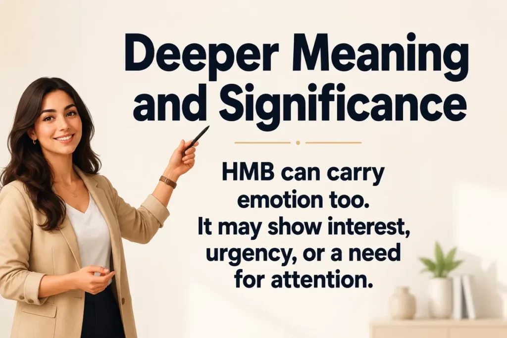 HMB meaning in text