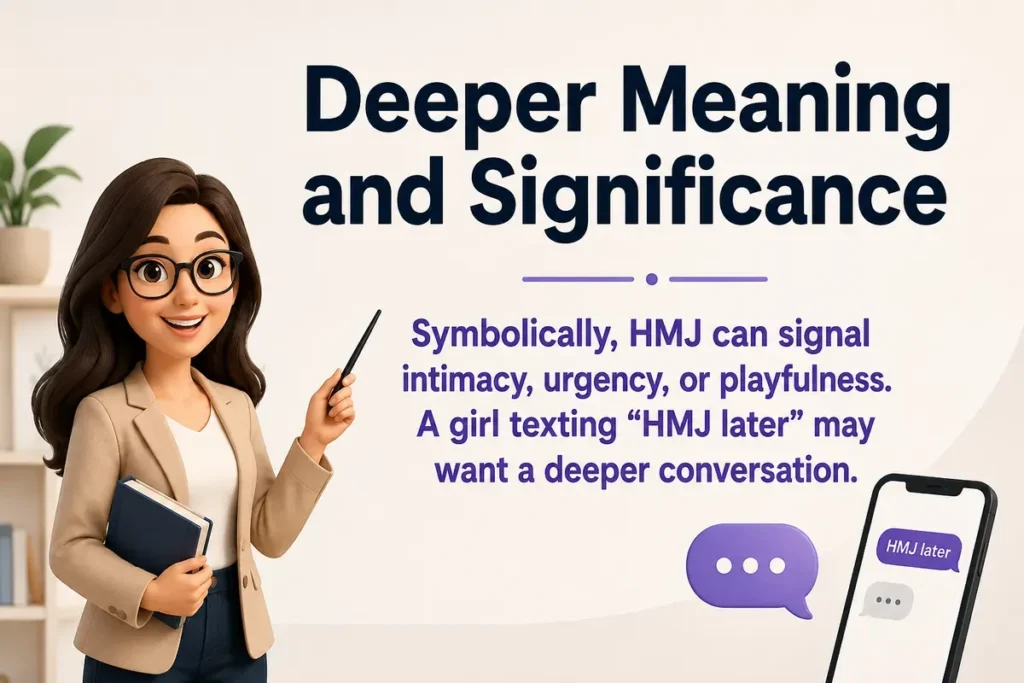 Deeper Meaning of HMJ.
