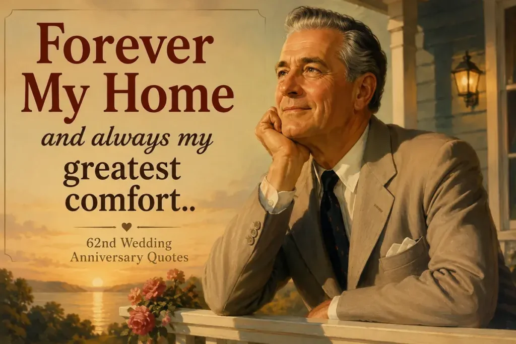 Romantic 62nd Wedding Anniversary Quotes