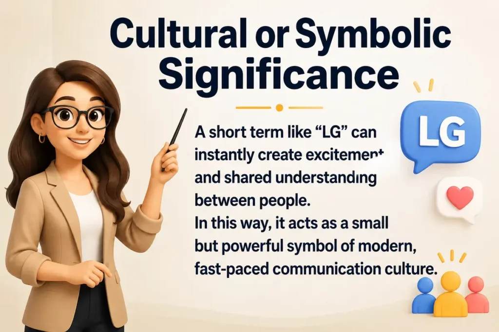 cultural meaning of LG.