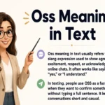 Oss Meaning in Text
