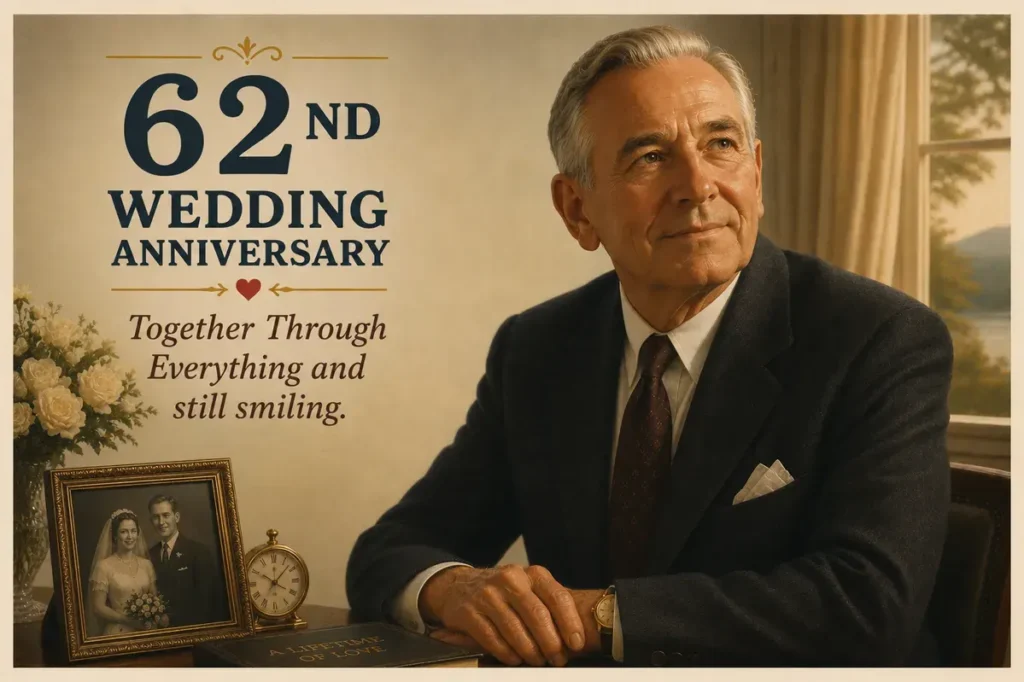 62nd Wedding Anniversary Quotes For Cards And Social Media