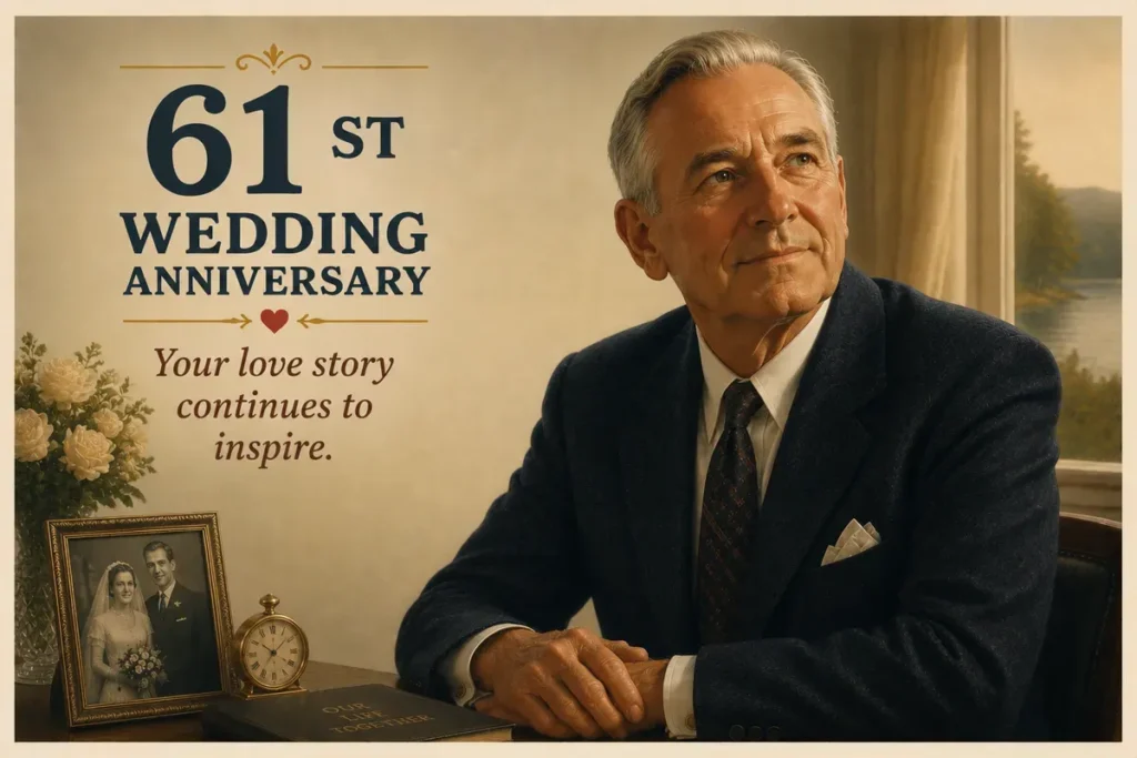 61st Wedding Anniversary Quotes For Cards And Social Media