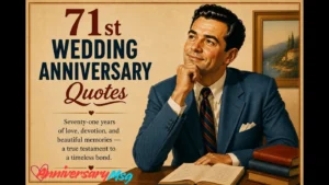 71st Wedding Anniversary Quotes That Capture Years of Love