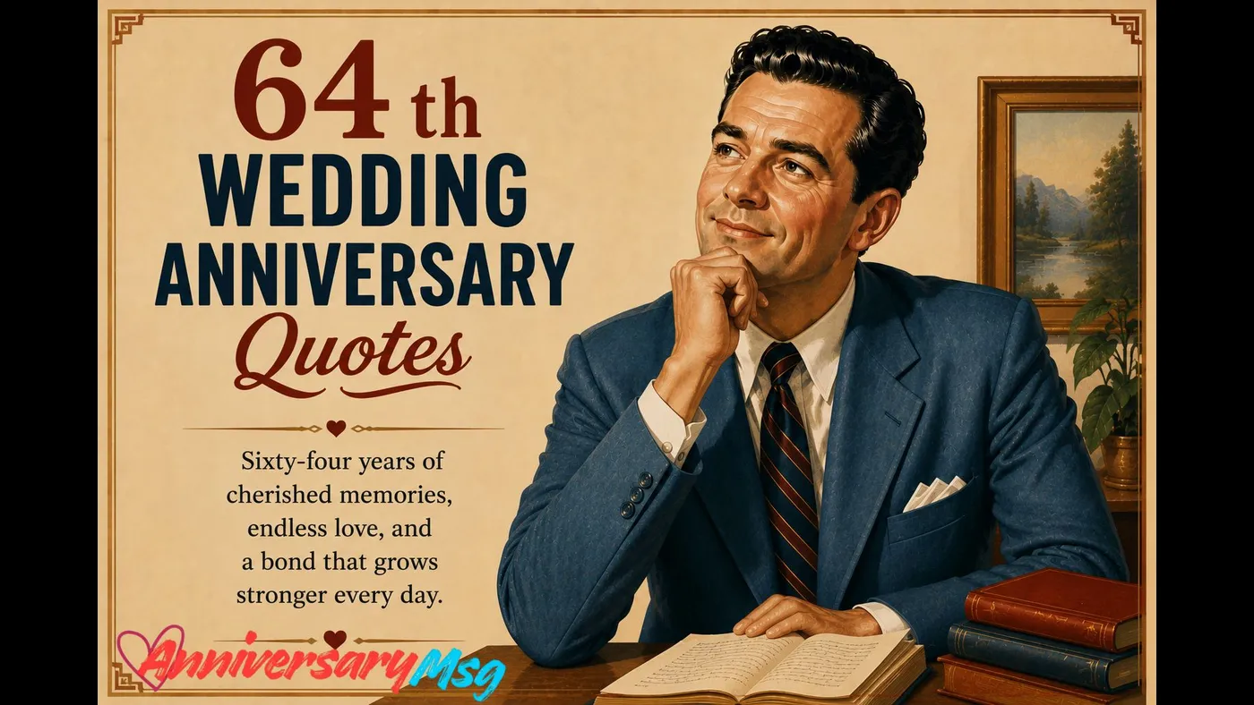 64th Wedding Anniversary Quotes For Memorable Celebration
